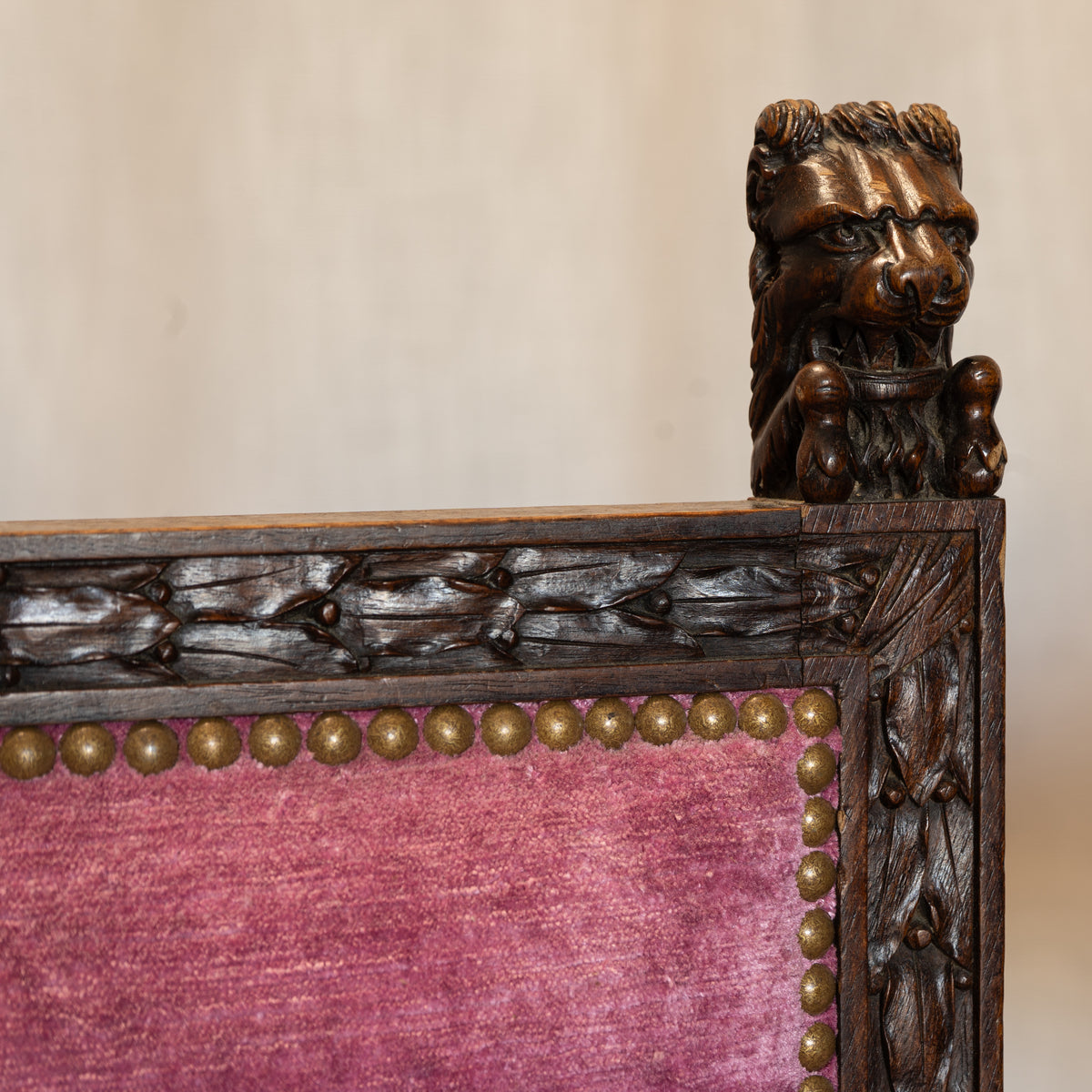 Circa 1850 Napoleon III Dagobert Armchairs, Pair