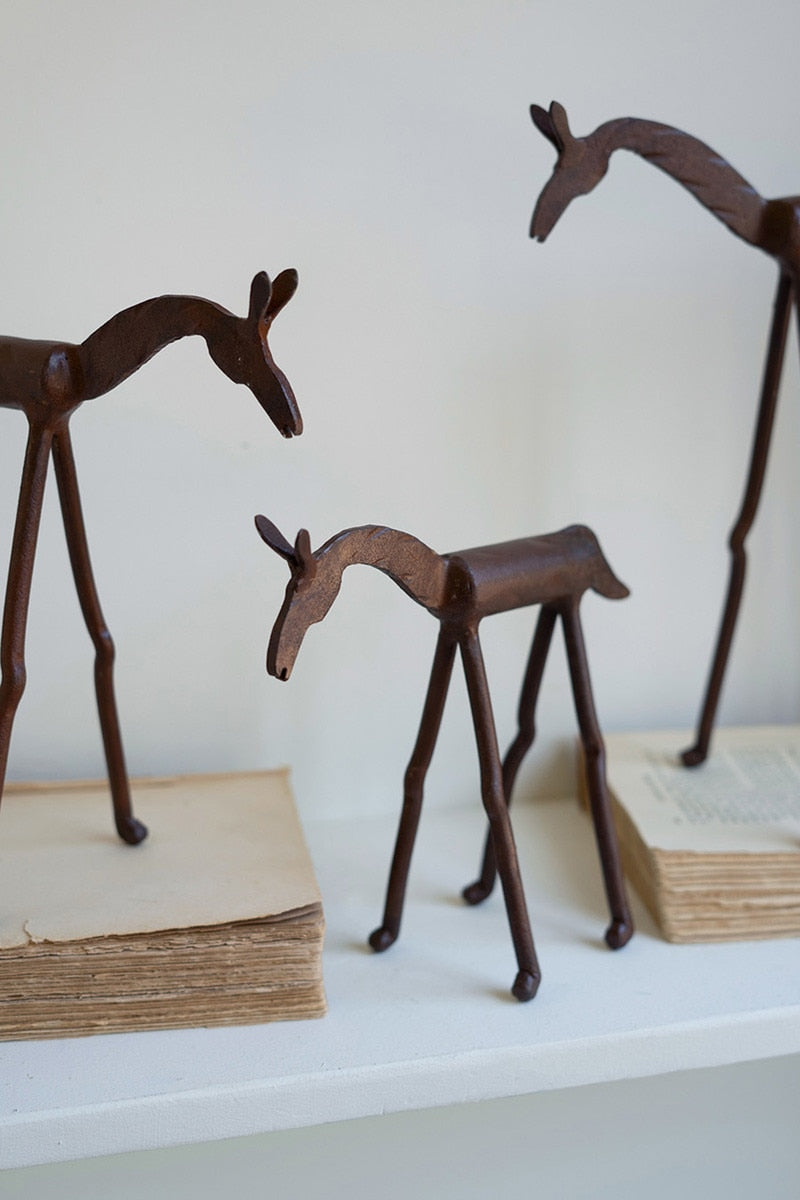 Forged Iron Horses (Set of 3)