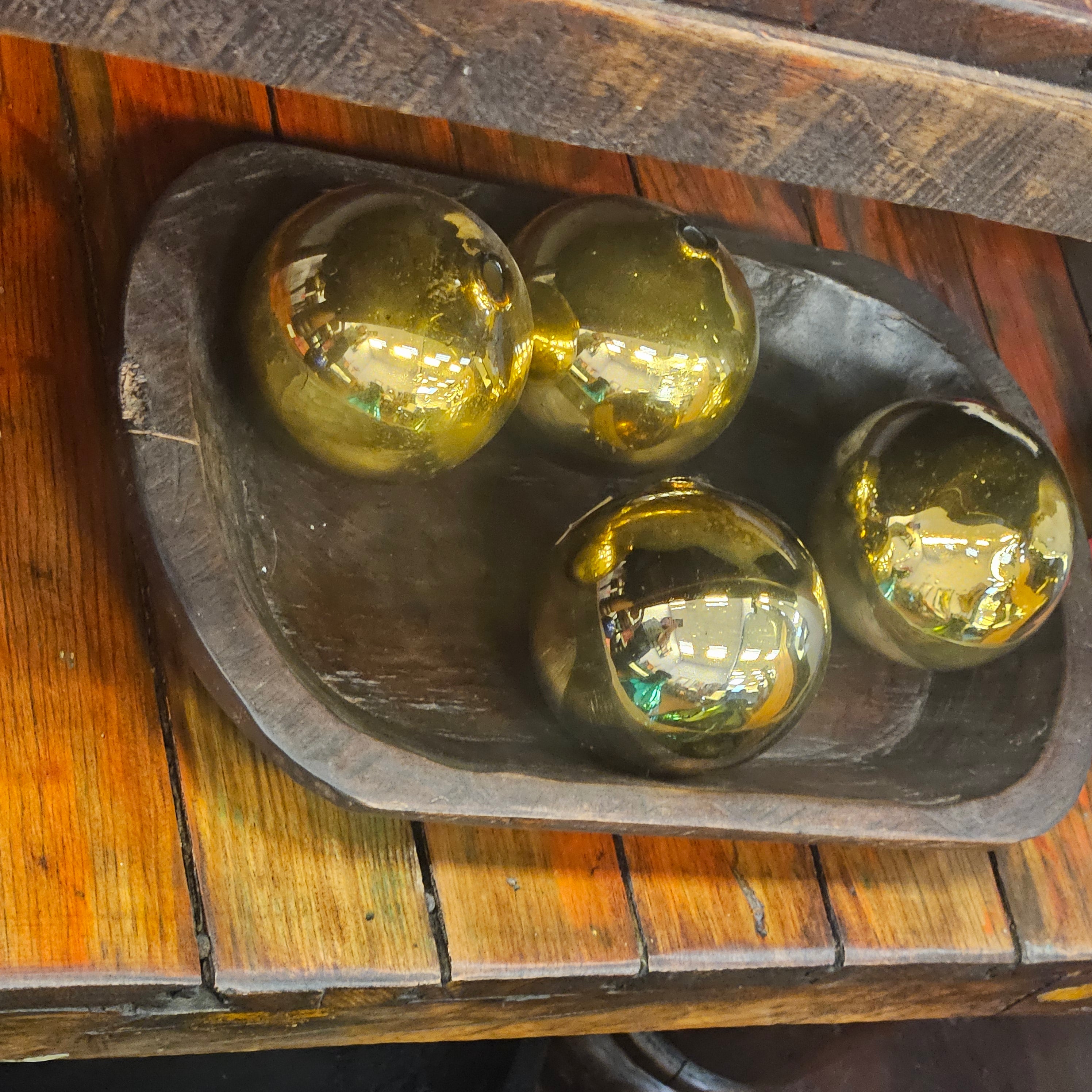 Accessory Glass Ball Small Gold